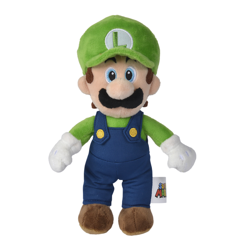 Nintendo - super mario peluche luigi vert 20 cm 